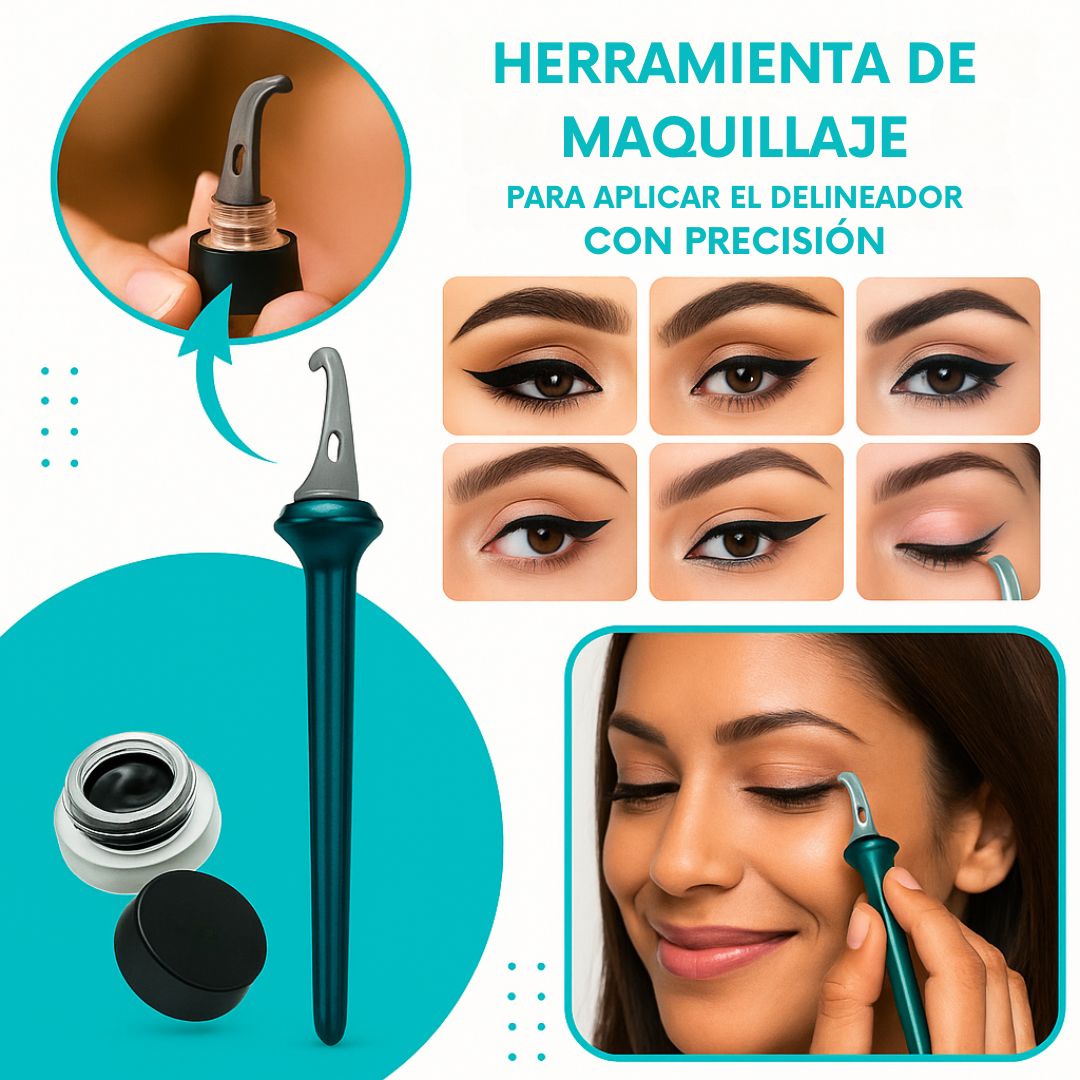 Delineador en Crema con Aplicador de Precisión + eBook en Regalo