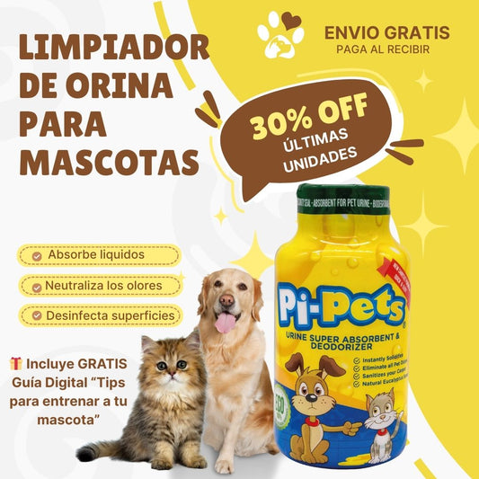 Limpiador de Orina para Mascotas - Polvo Absorbente