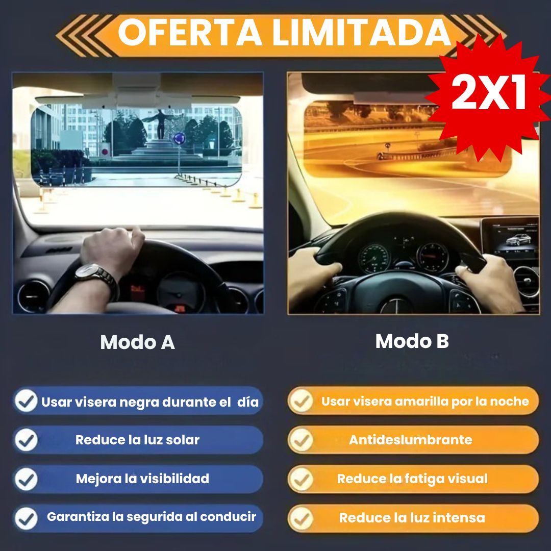 Visera Antireflejo 2 en 1