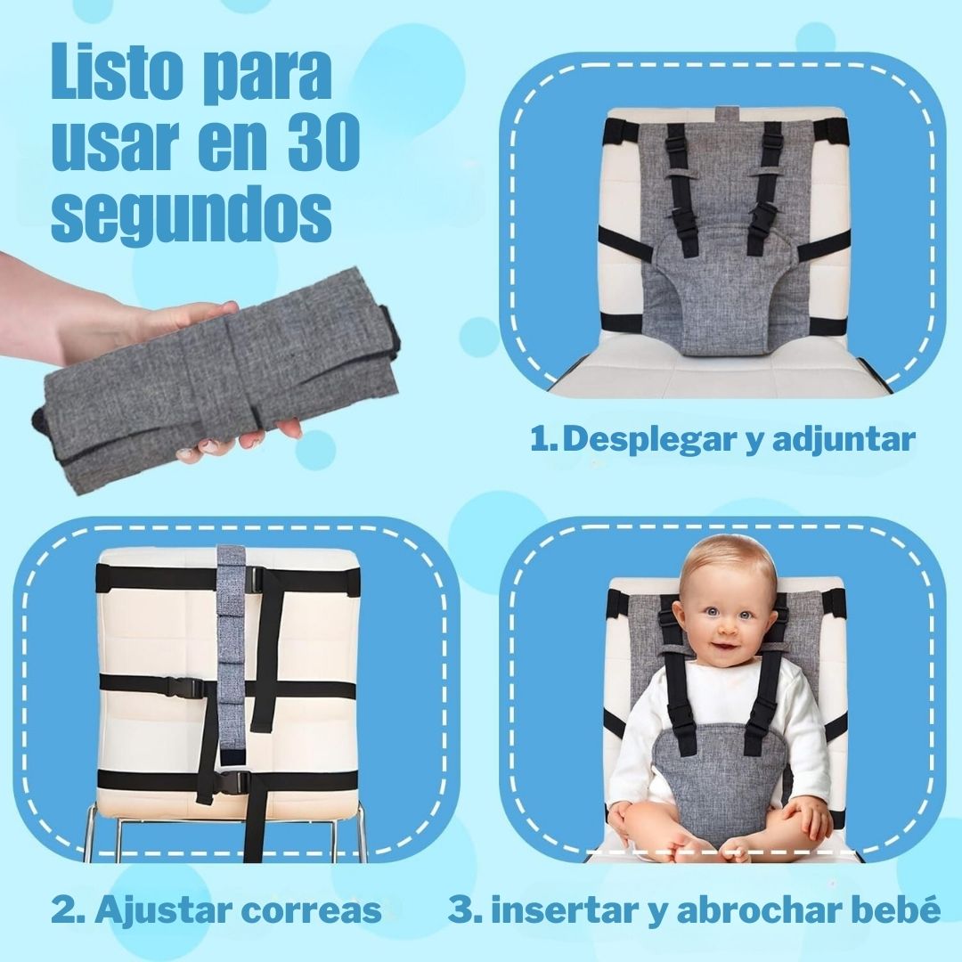 Seguridad para tu bebé en cualquier silla