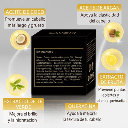 Mascarilla Capilar Restauracion total y Brillo Extremo 300 ml