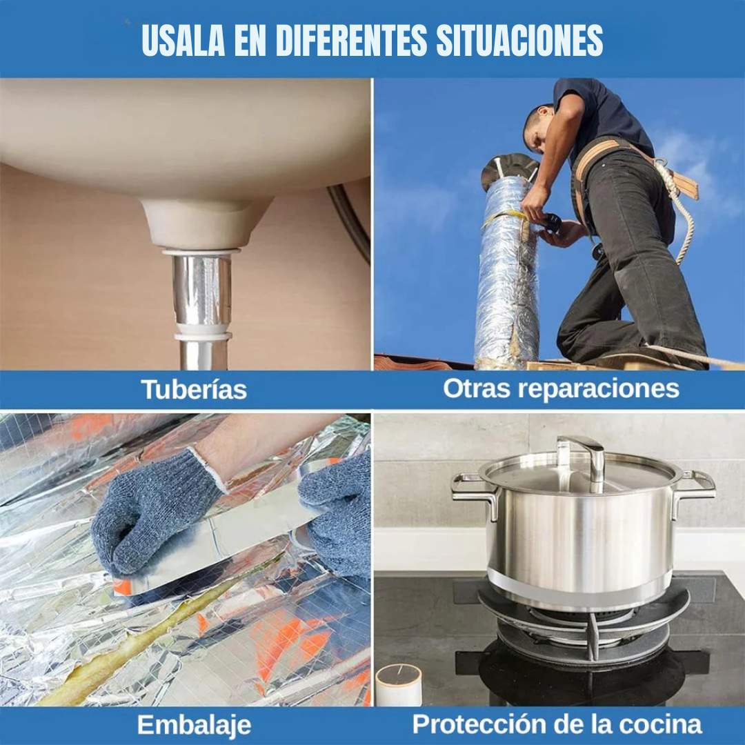 PROTECTOR DE ALUMINIO PARA COCINA