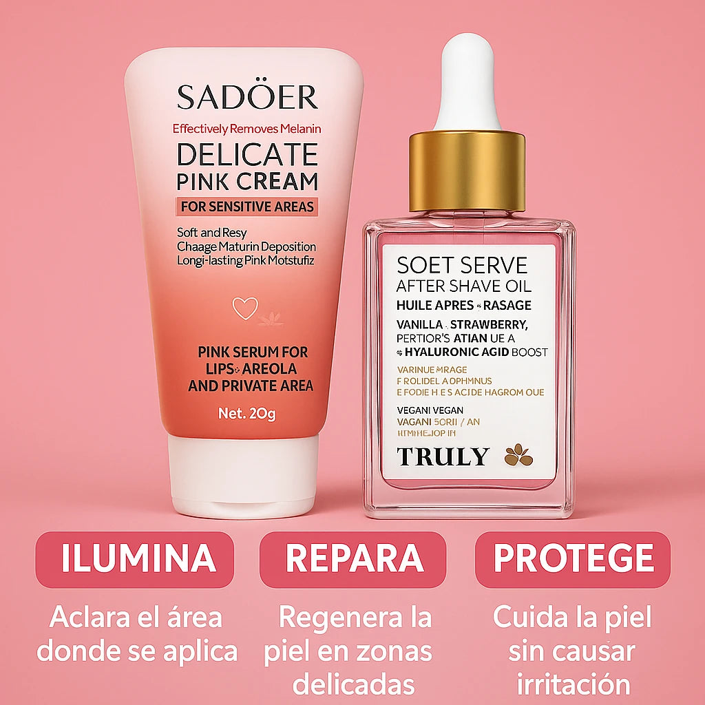 Combo Rosa Delicada™  Suavidad, Luminosidad en un Solo Paso