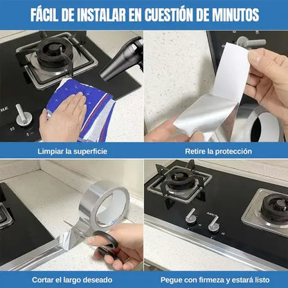 PROTECTOR DE ALUMINIO PARA COCINA