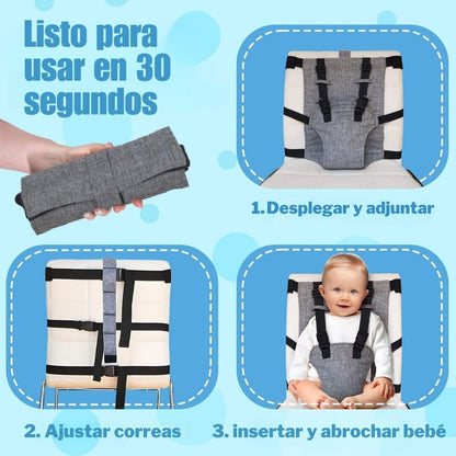 Seguridad para tu bebé en cualquier silla